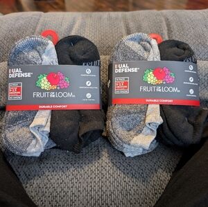 20 Pairs Of Dual Defense No Show Socks